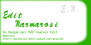 edit marmarosi business card